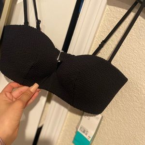 Black bikini top